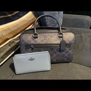 Coach Rowan Satchel and Wallet